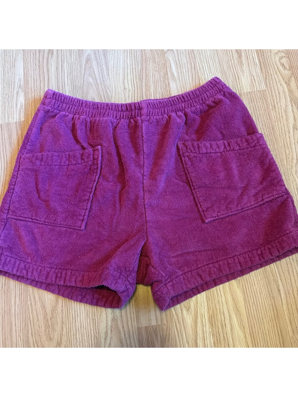 Vintage Friendly’s Magenta Towel Shorts Beach Pool Lounge Size Medium
